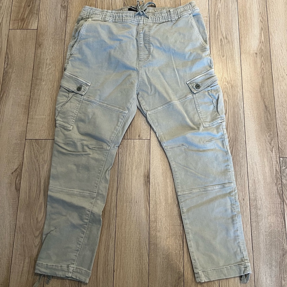 Men's Cargo Pants - Light Gray